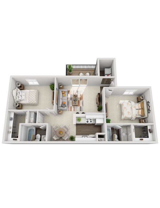 Unit 1808 floor plan